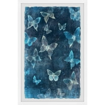 Marmont Hill Cute Butterflies Framed Wall Art, 8" x 12"