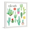 thumbnail image 1 of Marmont Hill "Cute Cacti" by Molly Rosner Framed Painting Print, 1 of 6