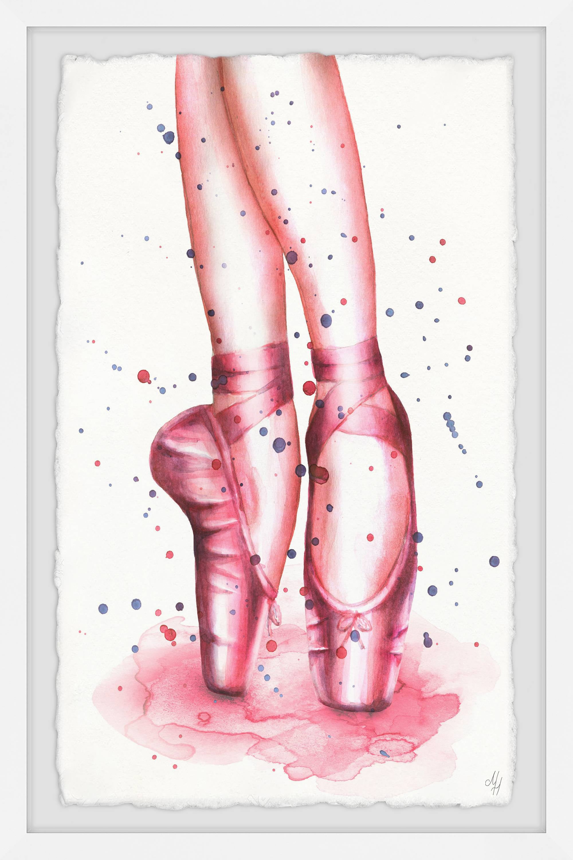 Marmont Hill Dancing Ballet Shoes Framed Wall Art, 30.00