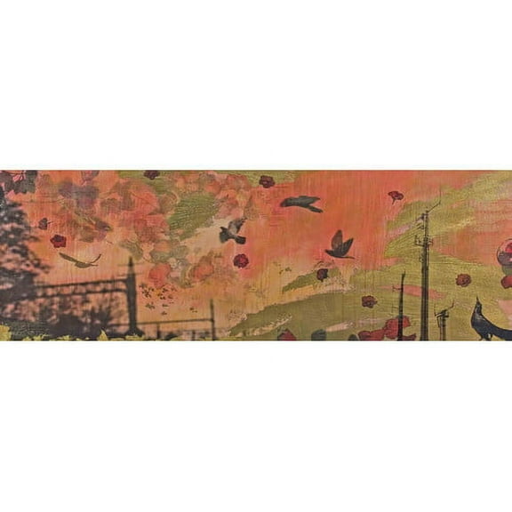 Marmont Hill "Dancing Crow" by Tracy Silva Barbosa Painting Print on Canvas