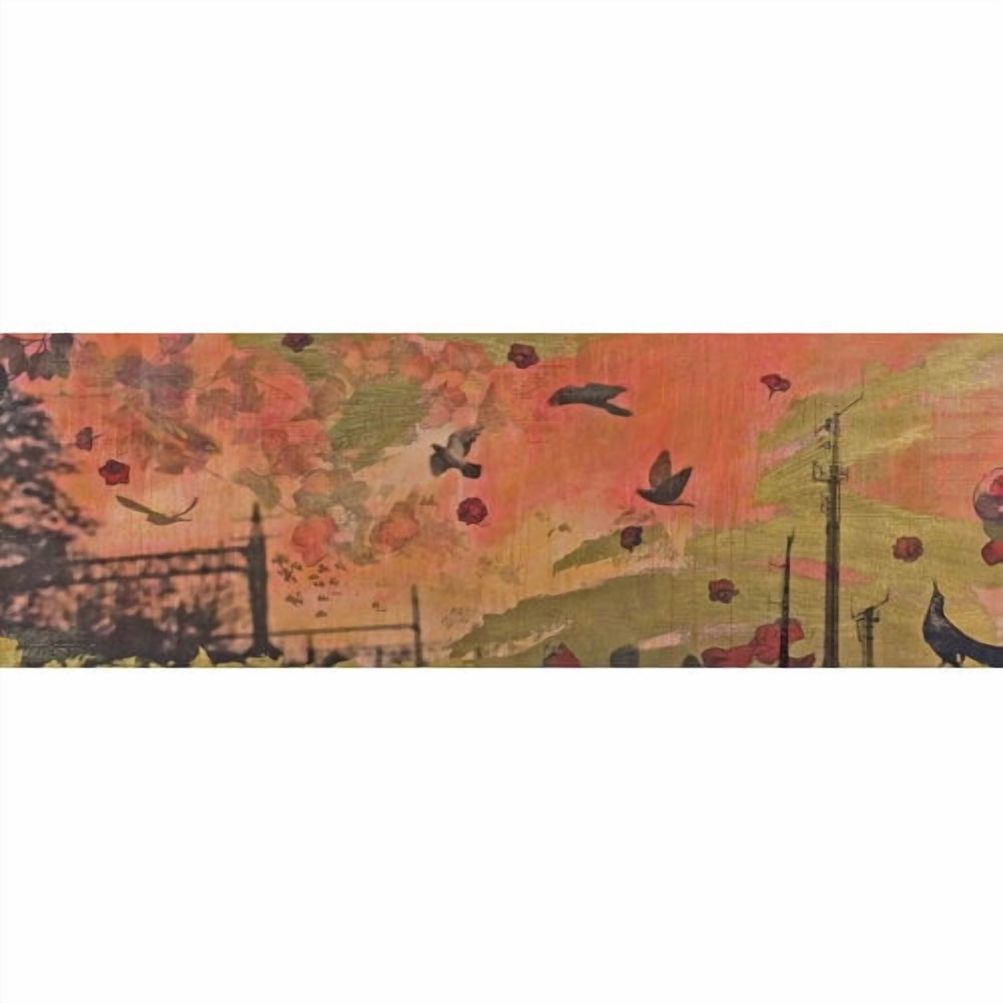 Marmont Hill "Dancing Crow" by Tracy Silva Barbosa Painting Print on Canvas