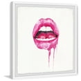 thumbnail image 1 of Marmont Hill "Daring Lips" Framed Painting Print, 1 of 6