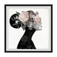 thumbnail image 1 of Marmont Hill Dark Flower Turban II Framed Painting Print, 1 of 4