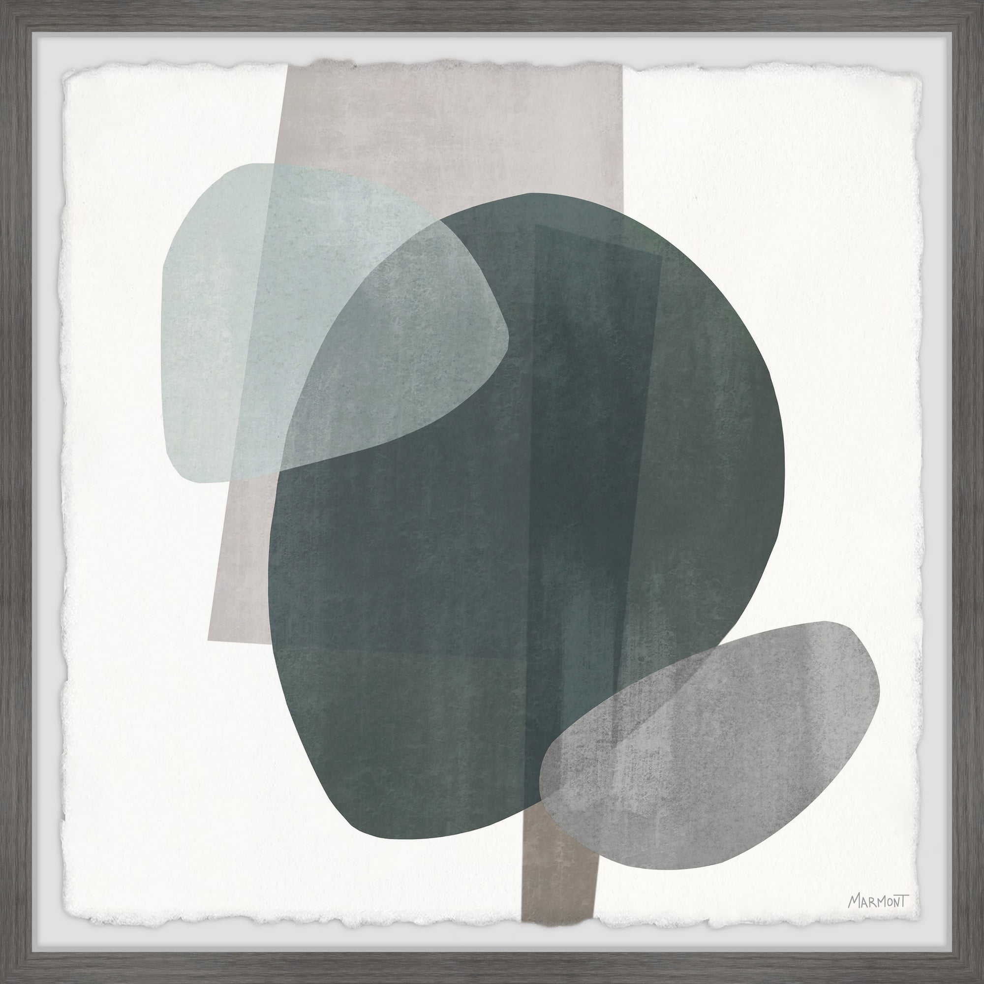 Marmont Hill Dark Mass Framed Wall Art