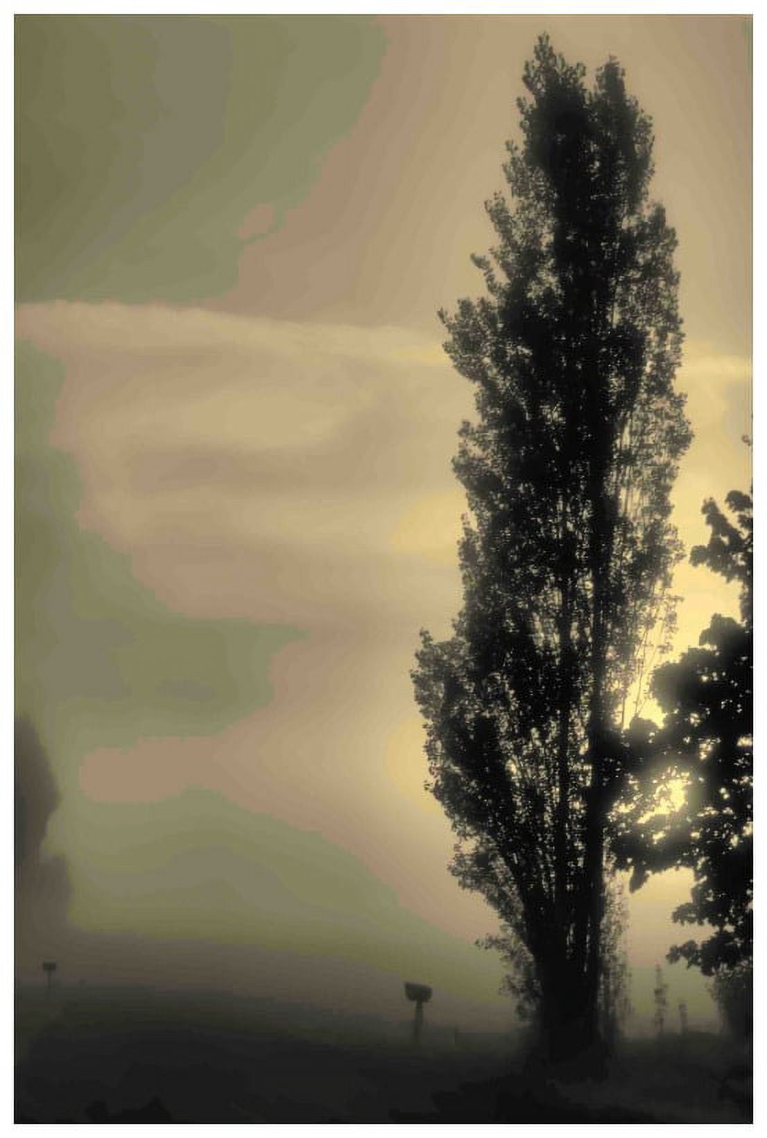 Marmont Hill "Daybreak on a Country Road" Painting Print on Canvas