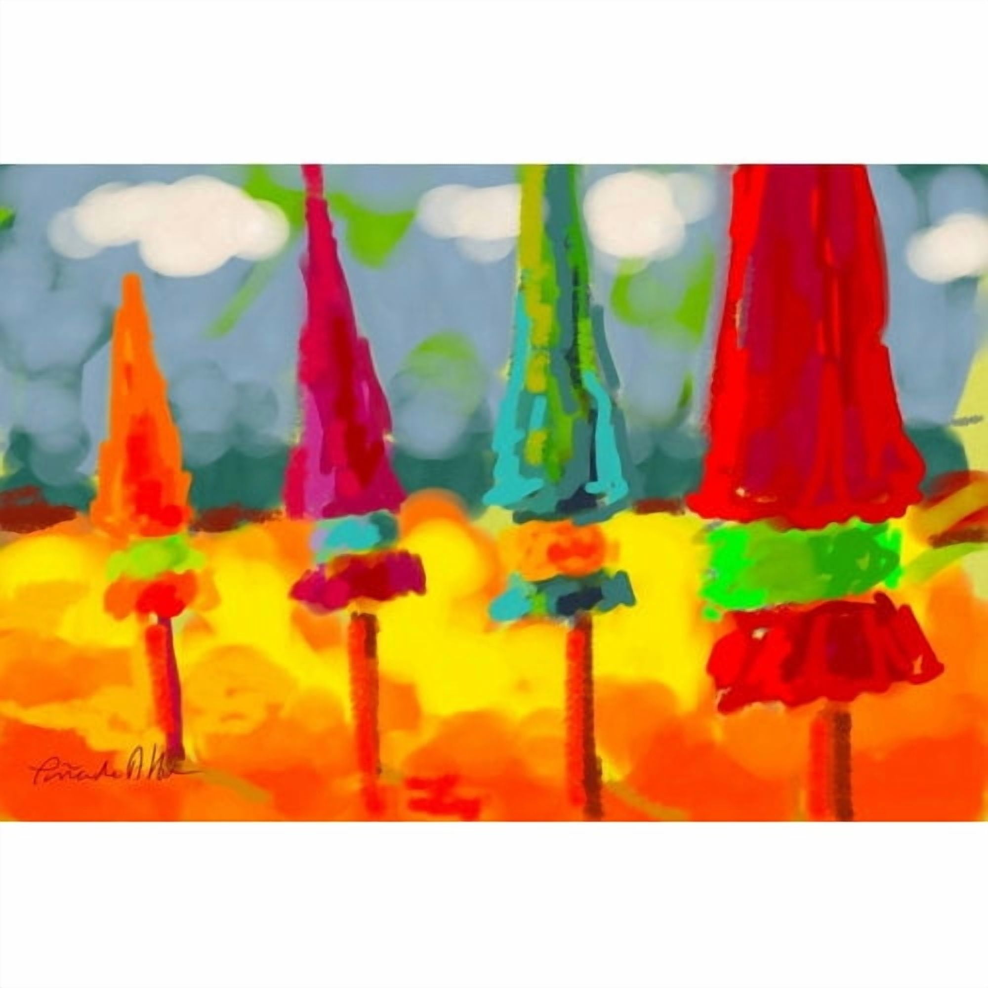 Marmont Hill "Deauville France" by Arthur Pina Painting Print on Wrapped Canvas