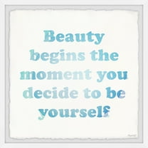 Marmont Hill Decide to Be Yourself II Framed Wall Art