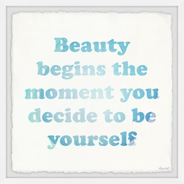 Marmont Hill Decide to Be Yourself II Framed Wall Art