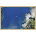 thumbnail image 1 of Marmont Hill "Deep Blue Waters" by Alfredo Framed Painting Print, 1 of 5