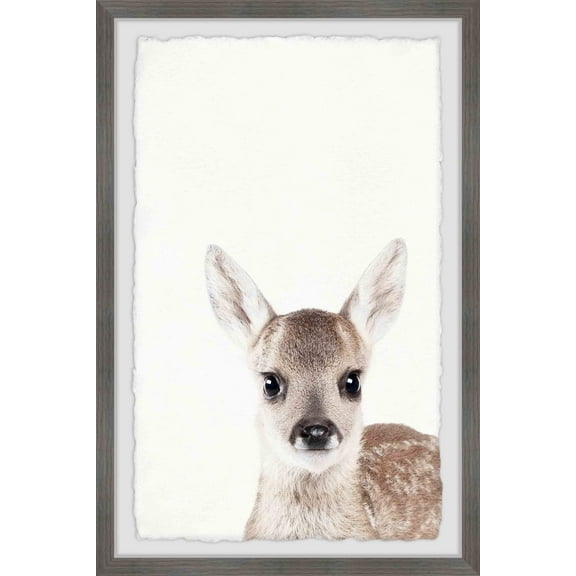 Marmont Hill Deer Close-up Framed Wall Art