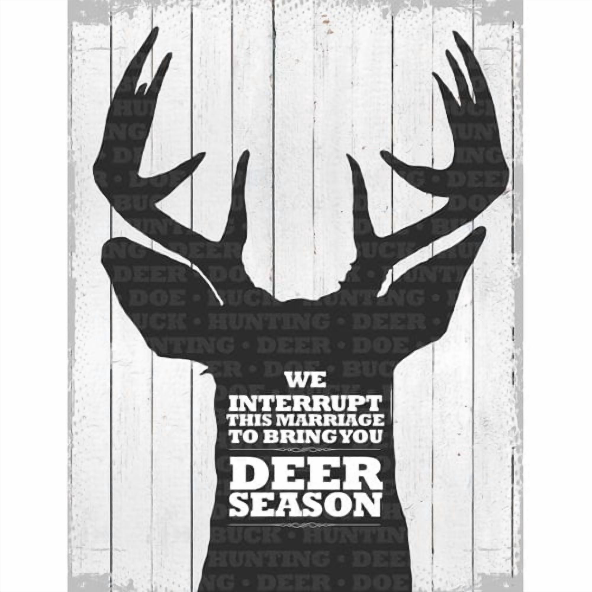 Marmont Hill "Deer Season 1" by Saturday Evening Post Painting Print on Canvas