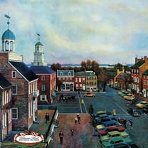 Marmont Hill "Delaware Street" Painting Print on Canvas