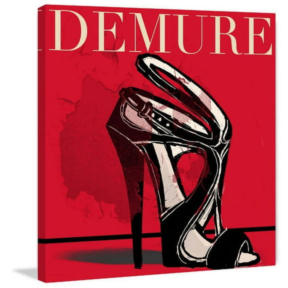 Marmont Hill "Demure" by Loretta So Painting Print on Wrapped Canvas