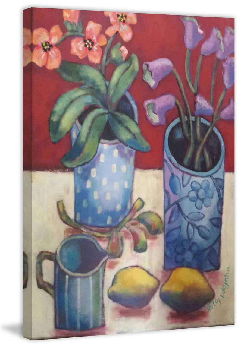 Marmont Hill "Des Fleurs Et Citrons" Painting Print on Canvas