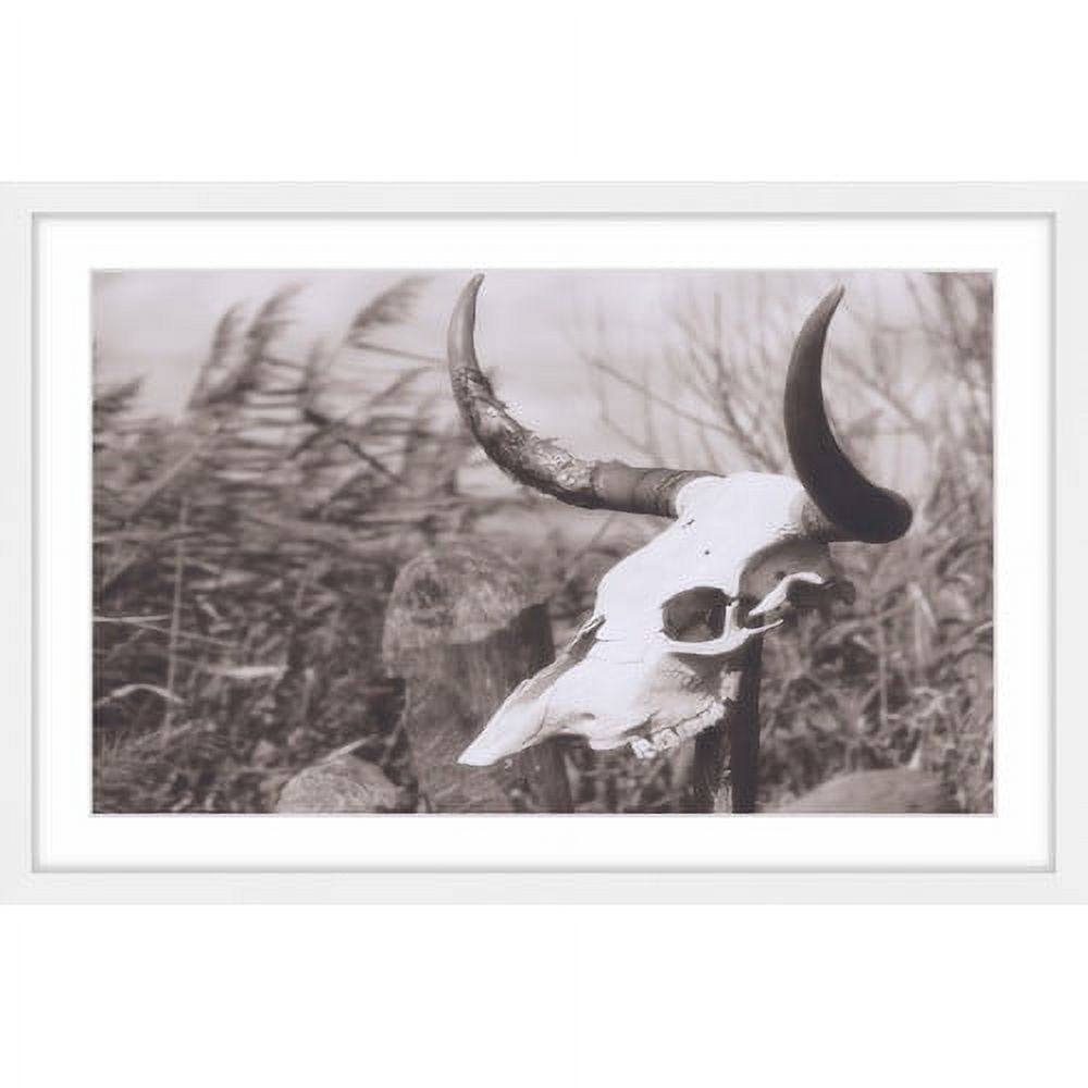 Marmont Hill "Deserted Skull" Framed Painting Print