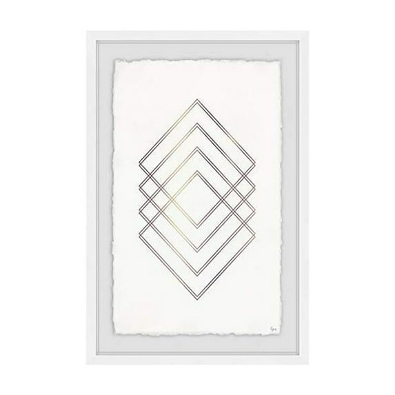 Marmont Hill Diamond Hologram Framed Painting Print
