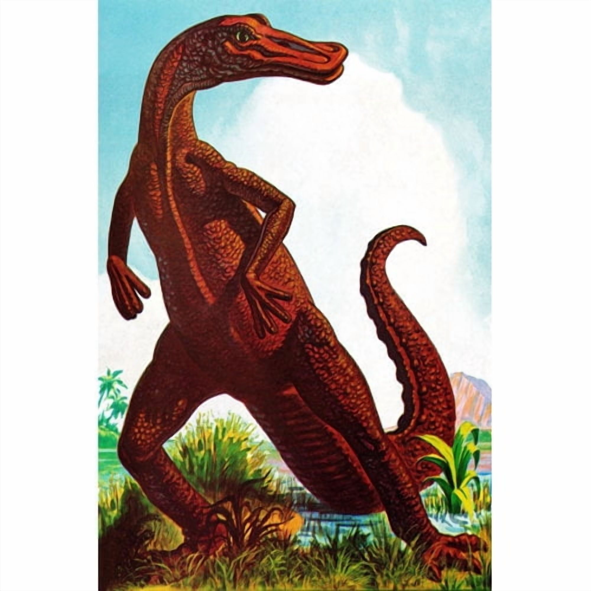 Marmont Hill "Dinosaur" by Curtis Painting Print on Canvas