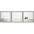 thumbnail image 1 of Marmont Hill Distant Grazing II Triptych, 24" x 72", 1 of 6