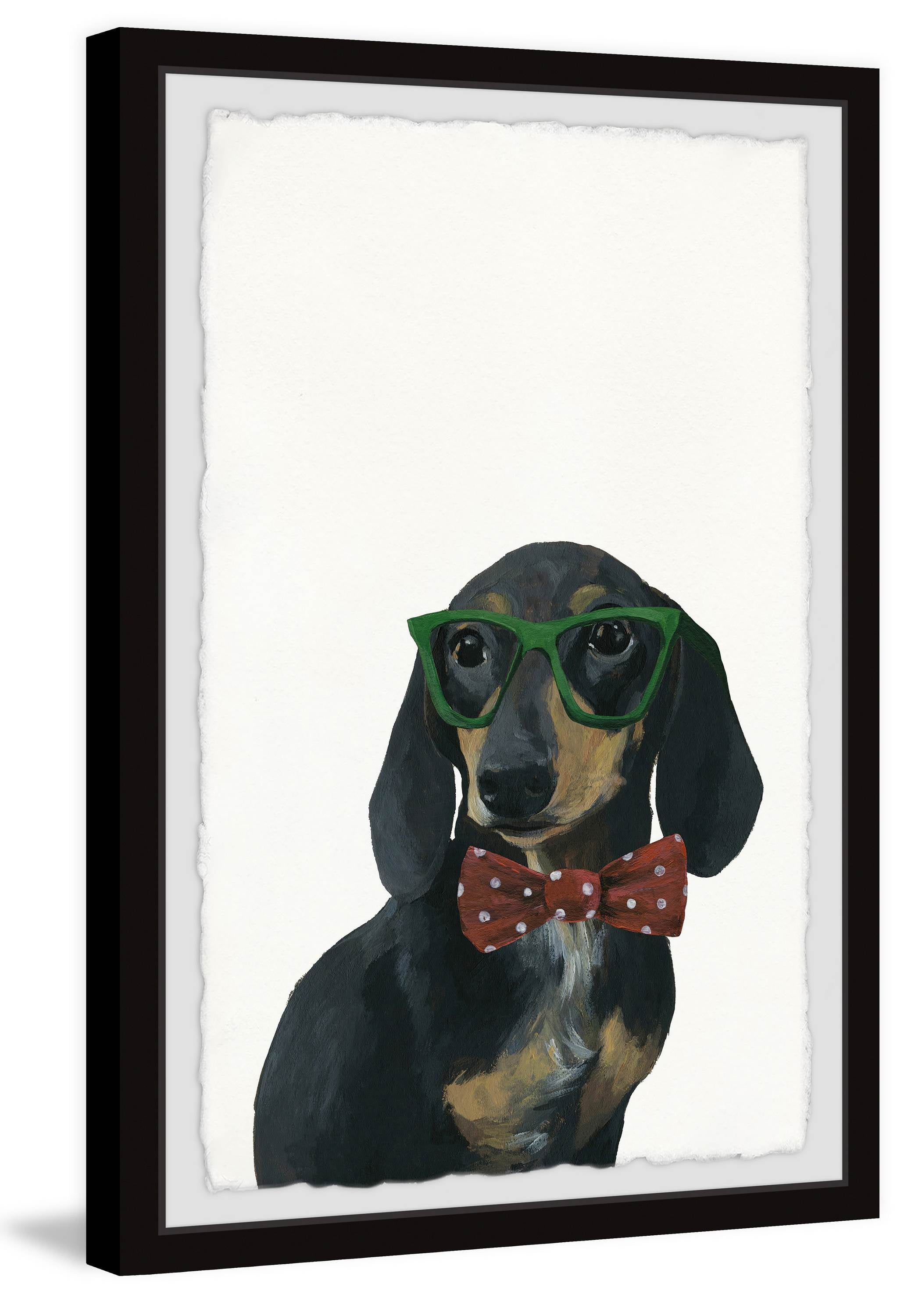 Marmont Hill "Dog Next Door" Framed Painting Print