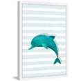 thumbnail image 1 of Marmont Hill "Dolphin" Framed Painting Print, 1 of 6