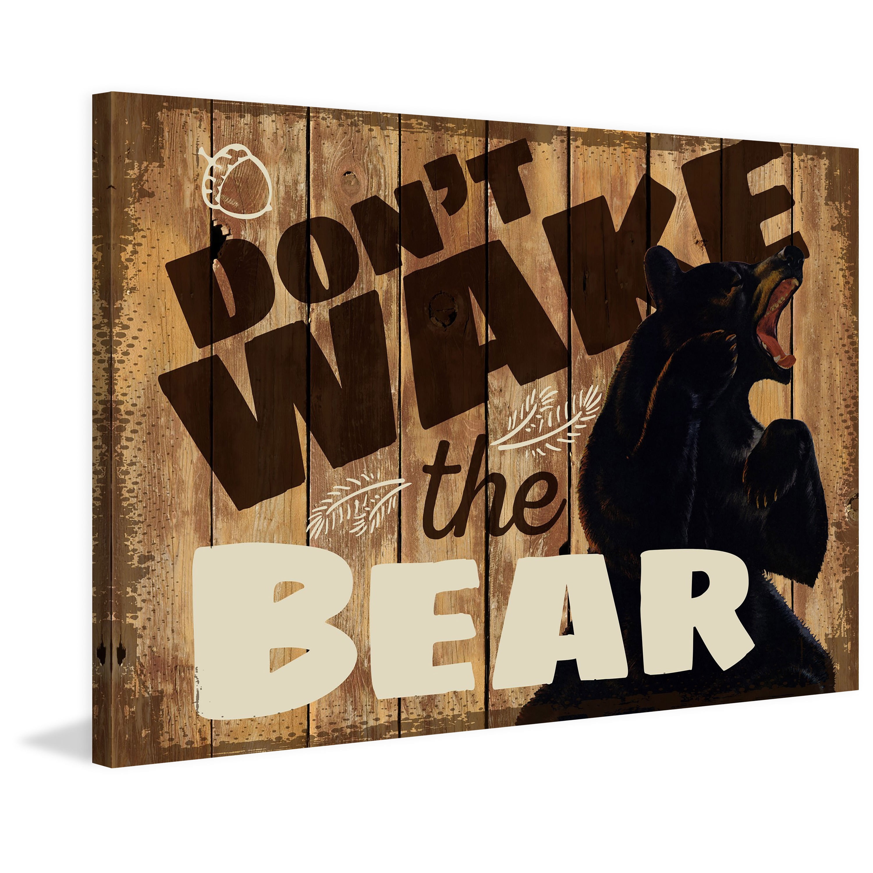 Marmont Hill "Dont Wake 2" Painting Print on Wrapped Canvas