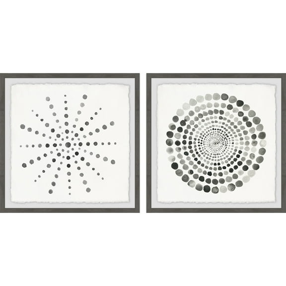 Marmont Hill Dotted Portal Diptych, Art Prints, 24.00" x 1.50"