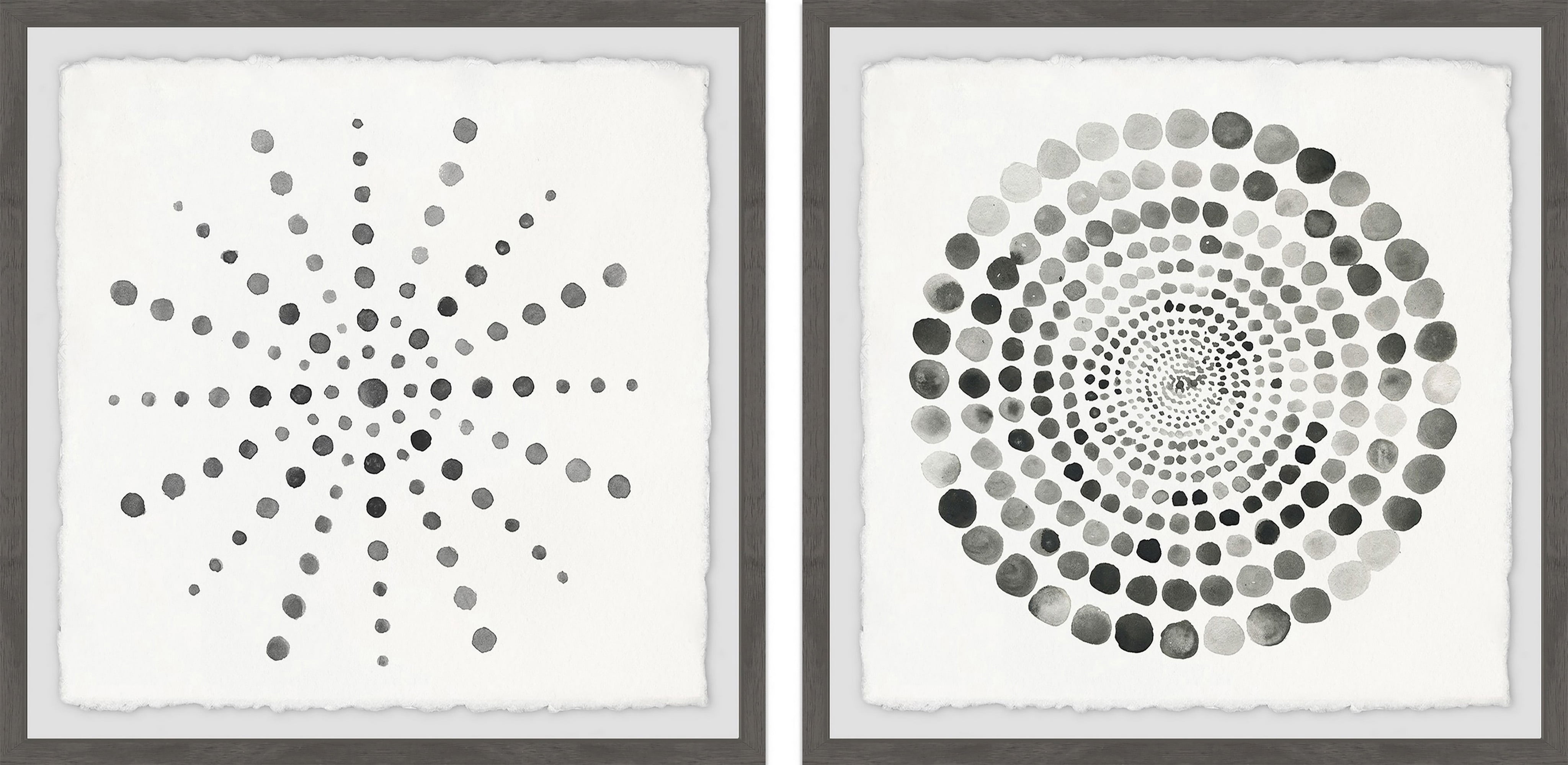 Marmont Hill Dotted Portal Diptych, Art Prints, 48.00" x 1.50"