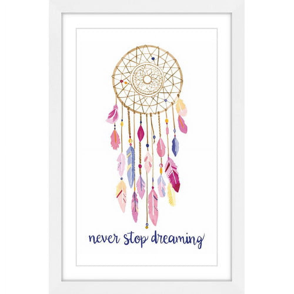 Marmont Hill "Dreamcatcher" By Molly Rosner Framed Painting Art Print, 30.0" x 1.5"