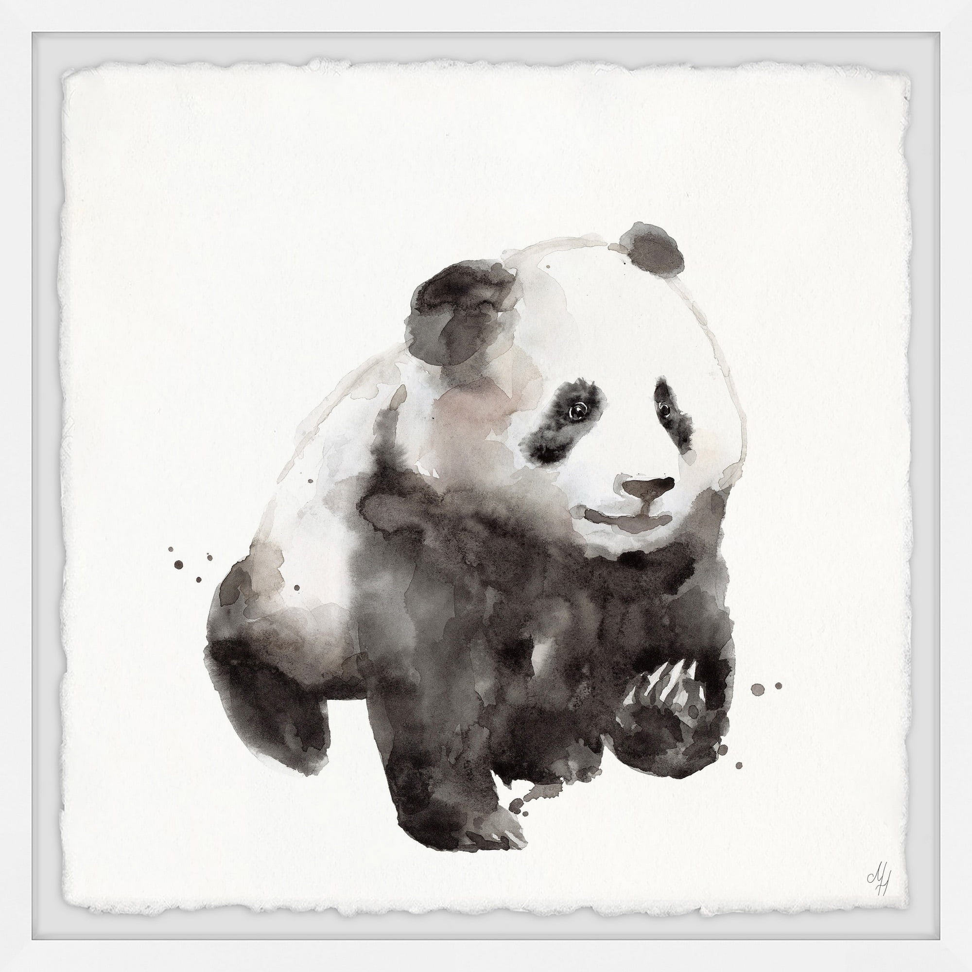 Marmont Hill Dreamy Panda Framed Wall Art