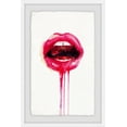 thumbnail image 1 of Marmont Hill Dripping Lipstick Framed Wall Art, 30" x 20", 1 of 6