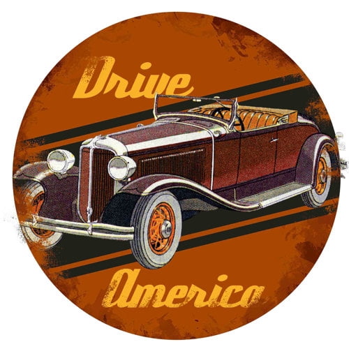 Marmont Hill "Drive America" Painting Print on Canvas