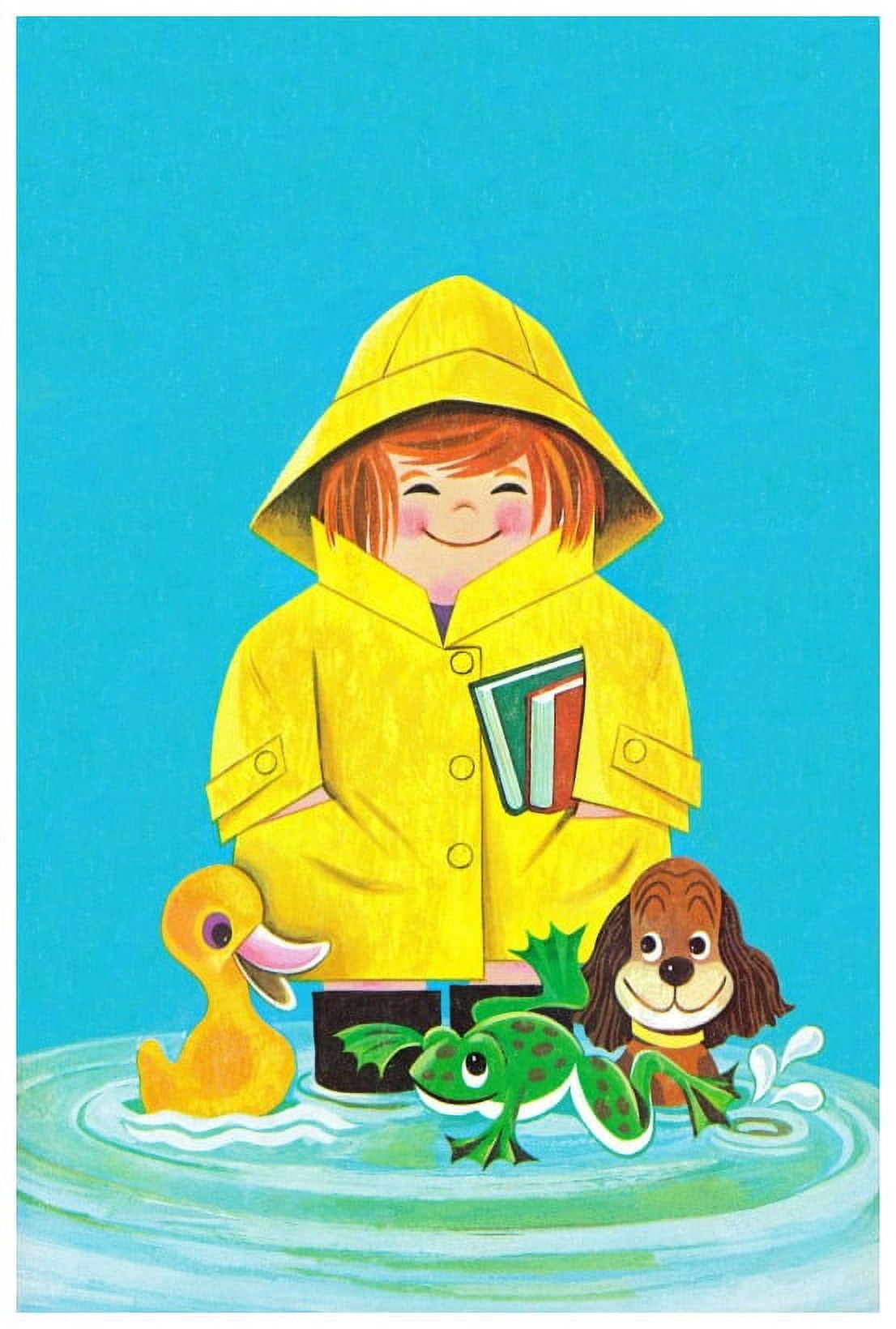 Marmont Hill "Duck Frog and Dog" by Curtis Painting Print on Canvas
