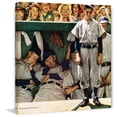 thumbnail image 1 of Marmont Hill Dugout by Norman Rockwell Painting Print on Canvas, 1 of 7