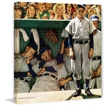 Marmont Hill Dugout by Norman Rockwell Painting Print on Canvas