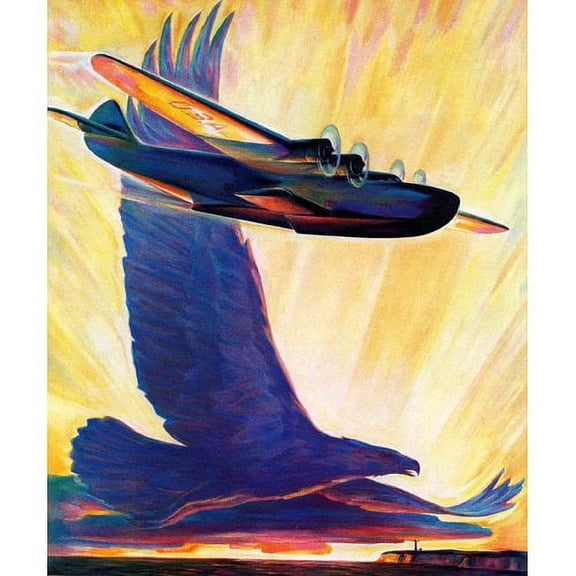 Marmont Hill "Eagle's Wings" Painting Print on Canvas