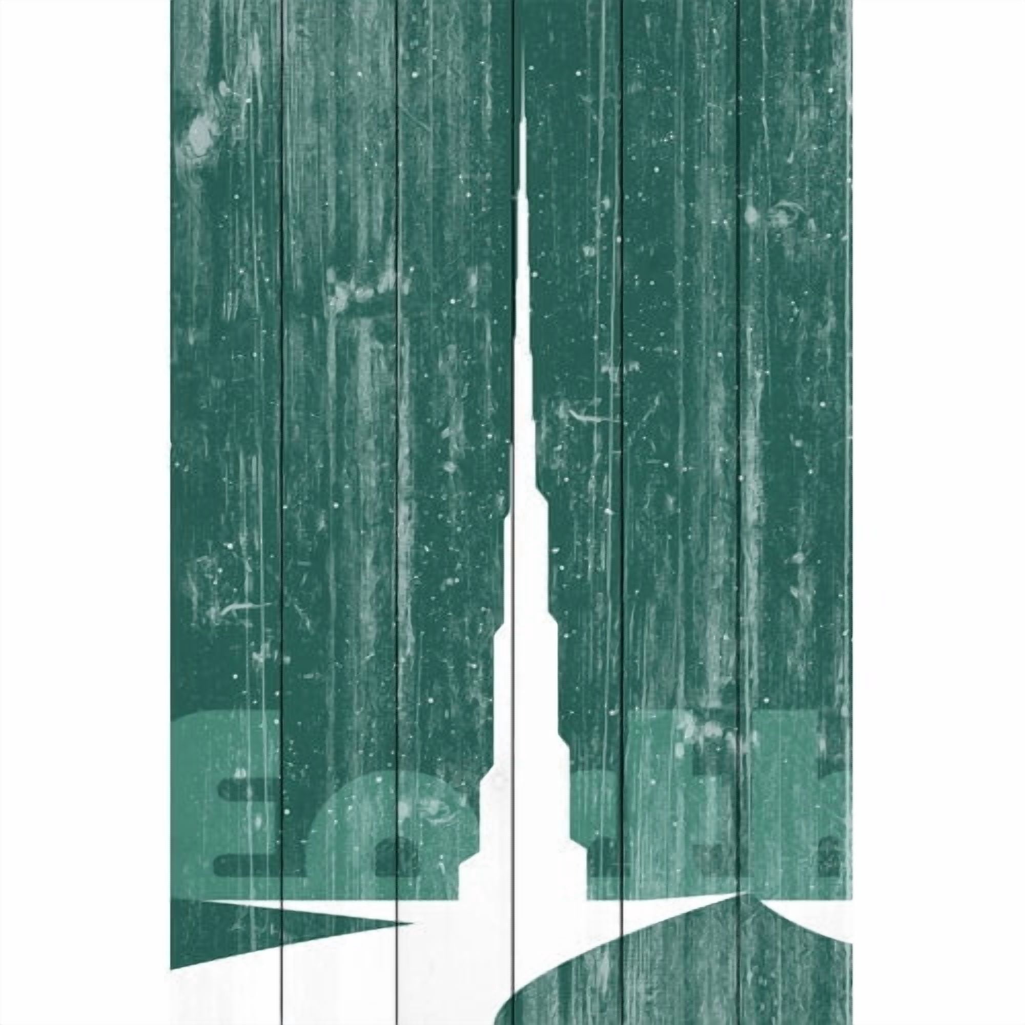 Marmont Hill - "Earth" Painting Print on White Wood
