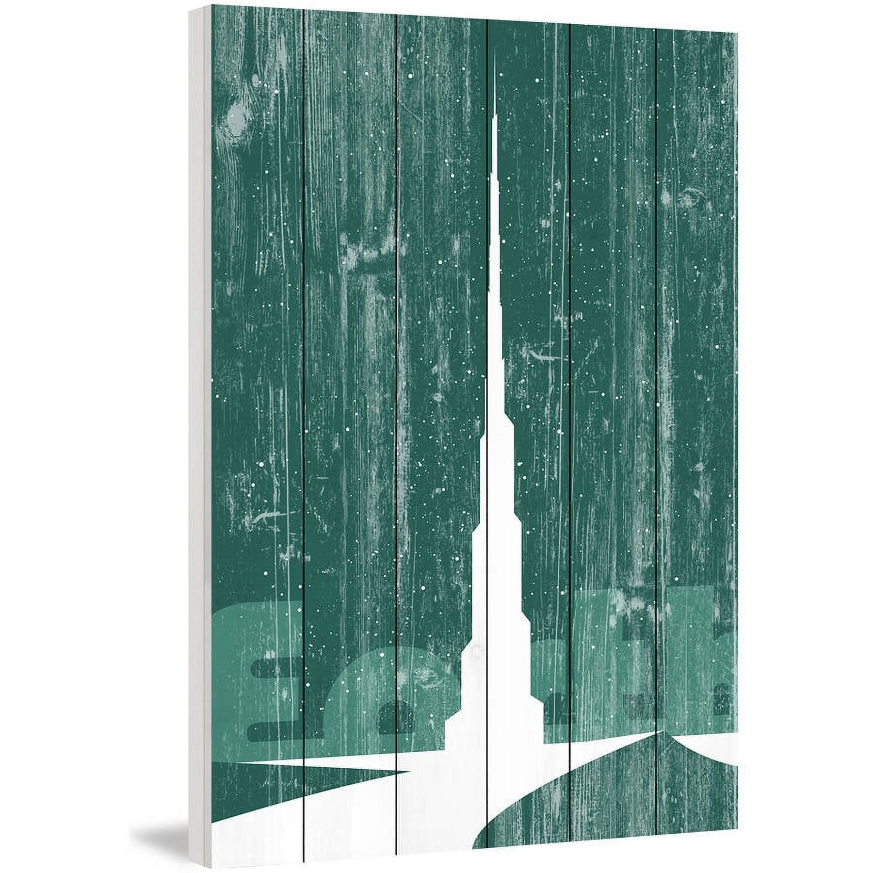 Marmont Hill - "Earth" Painting Print on White Wood