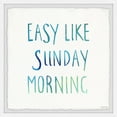 thumbnail image 1 of Marmont Hill Easy like Sunday Morning Framed Wall Art, 1 of 6