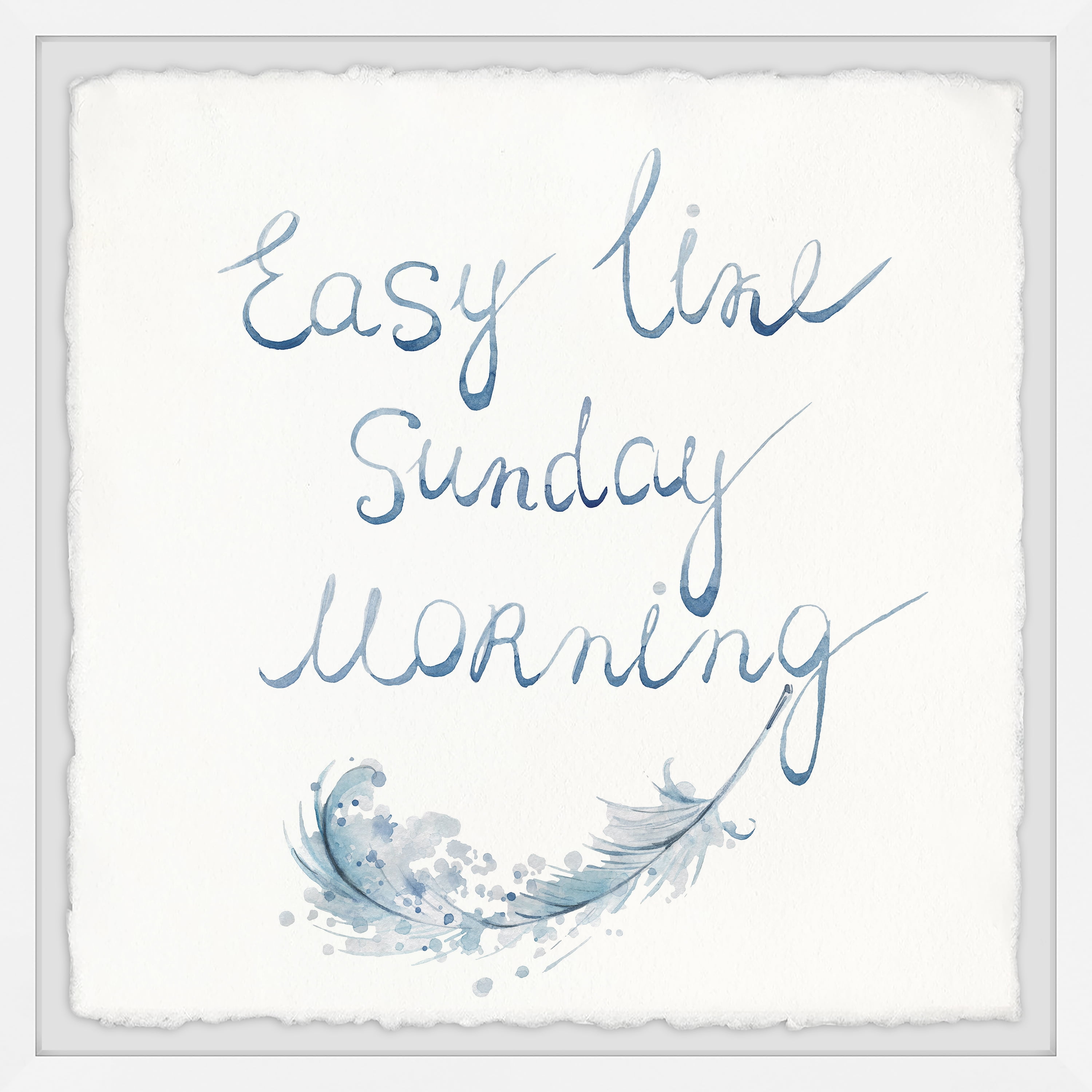 Marmont Hill Easy like Sunday Morning IV Framed Wall Art