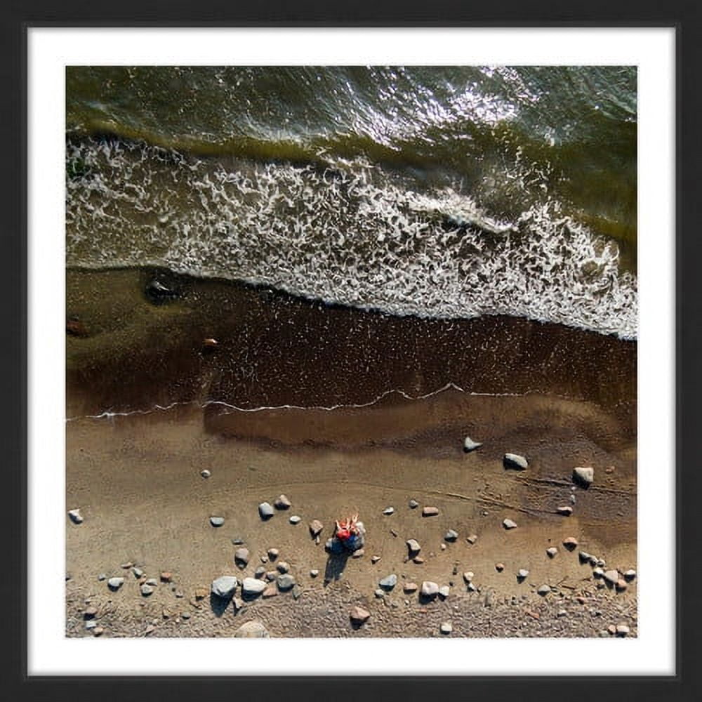 Marmont Hill "Ebb And Flow" By Karolis Janulis Framed Painting Art Print, 32.0" x 1.5"
