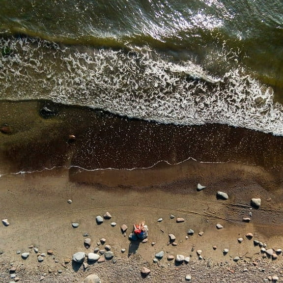 Marmont Hill "Ebb and Flow" by Karolis Janulis Painting Print on Wrapped Canvas