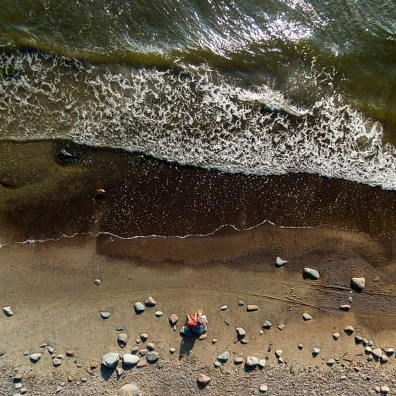 Marmont Hill "Ebb and Flow" by Karolis Janulis Painting Print on Wrapped Canvas