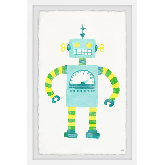 Marmont Hill Eccentric Robot Framed Wall Art