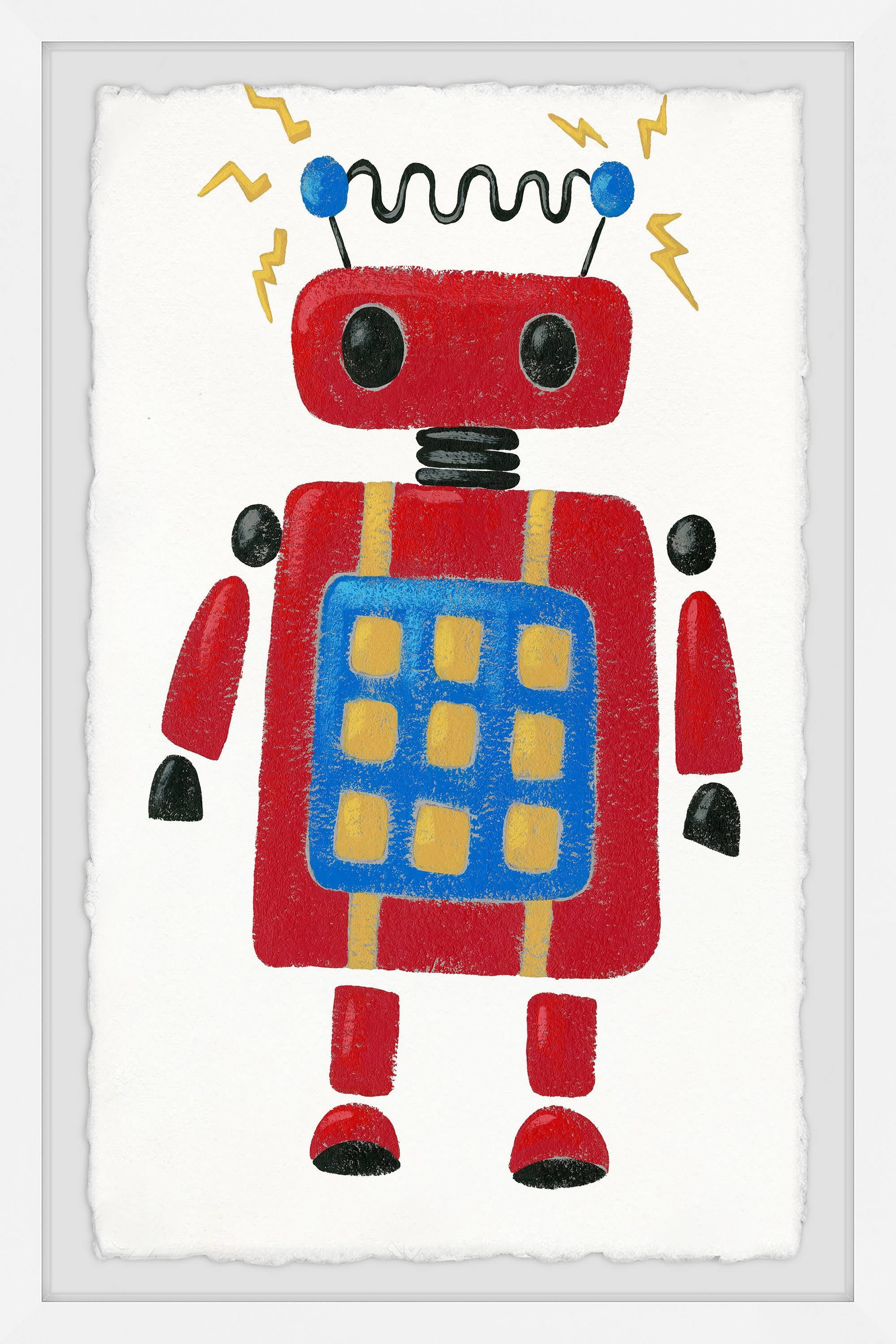 Marmont Hill Electric Robot Framed Wall Art