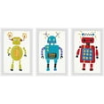 thumbnail image 1 of Marmont Hill Electric Robots Triptych, 1 of 6