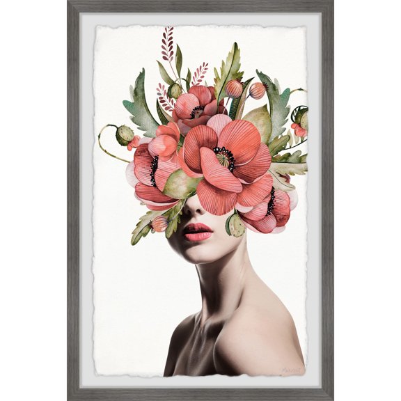 Marmont Hill Elegant Beauty Framed Painting Print