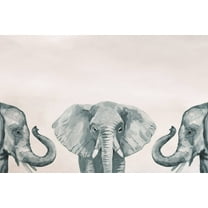 Marmont Hill Elephant Poses II Canvas Wall Art