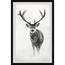 Marmont Hill Elk Stare II Framed Wall Art