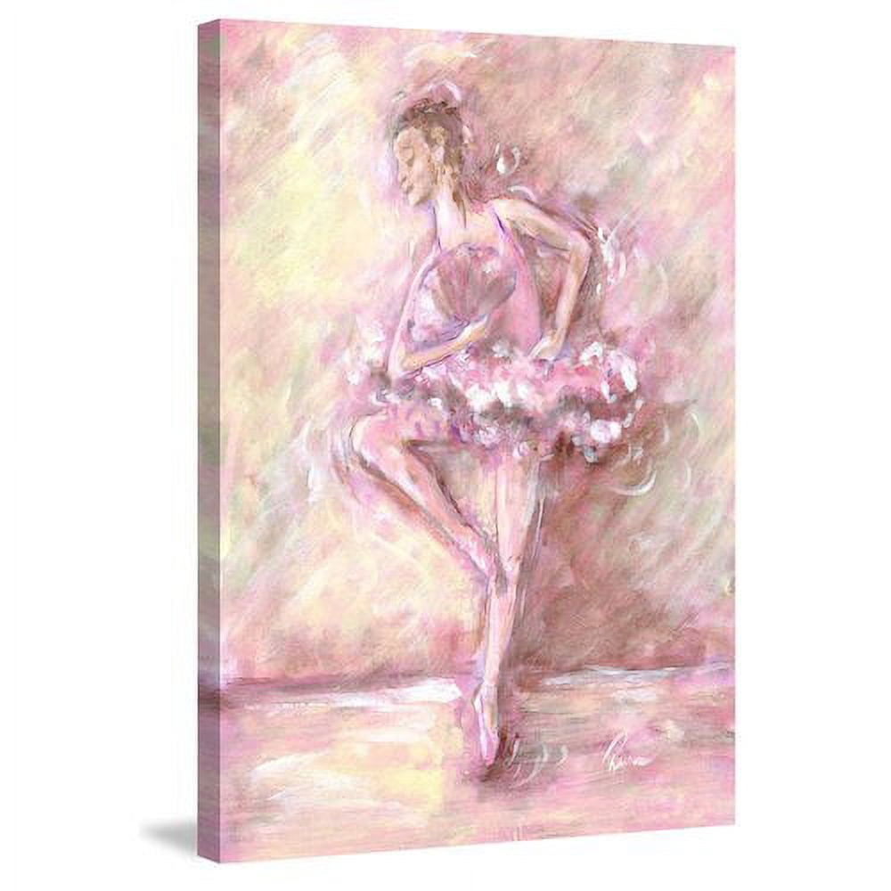 Marmont Hill "En Pointe" by Reesa Qualia Painting Print on Wrapped Canvas