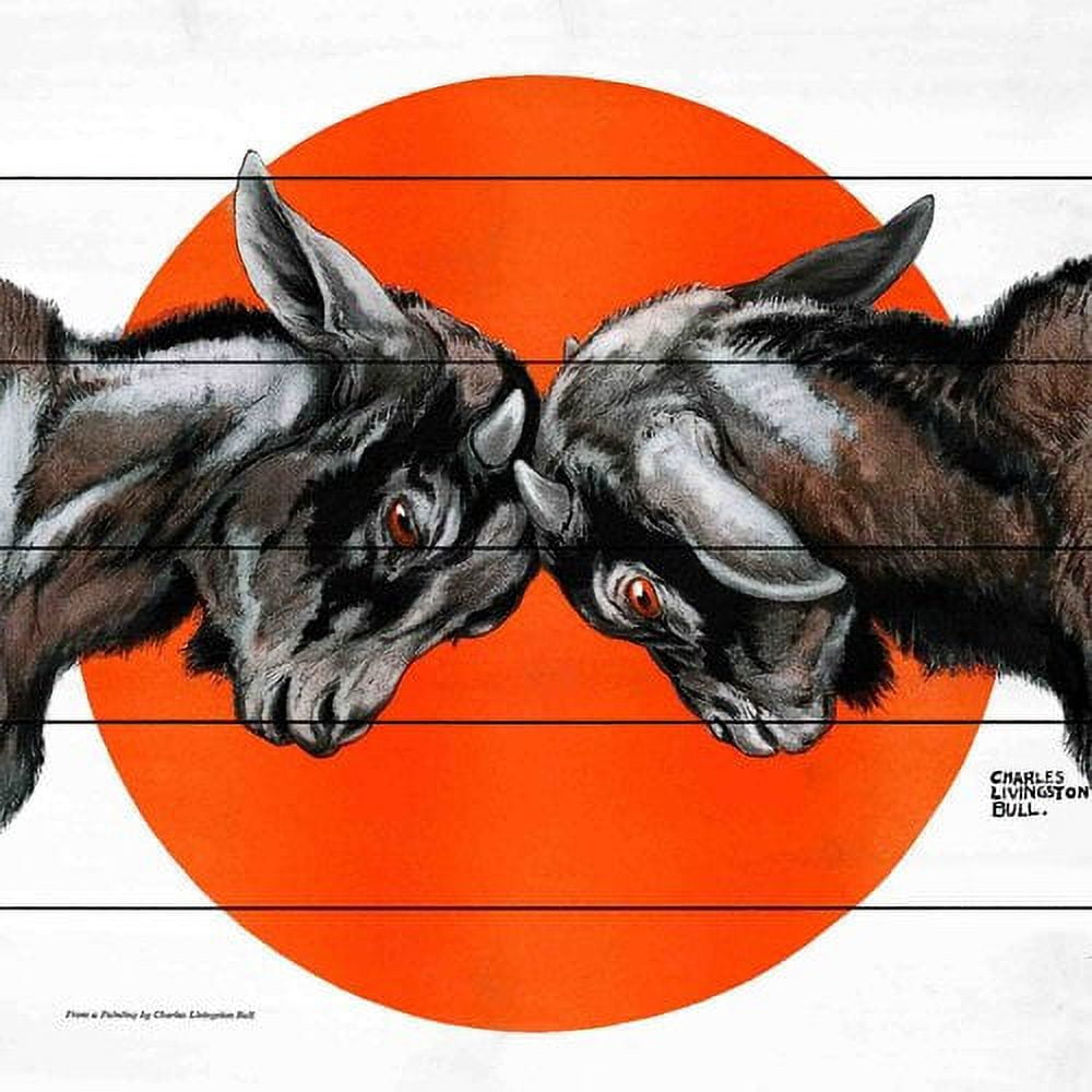Marmont Hill "Encounter" Painting Print on White Wood